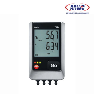 TESTO 176-T4 - 4 CANALES PARA TERMOCUPLAS EXTERNAS